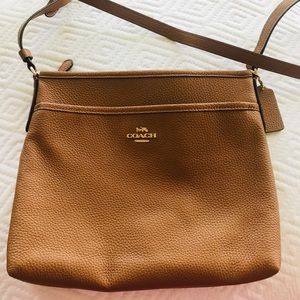 NWT Coach Brown Leather Crossbody